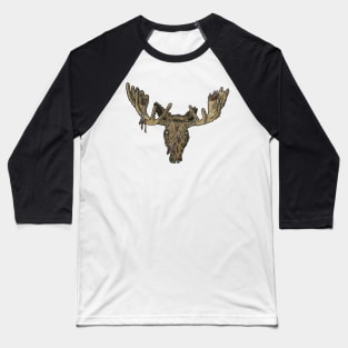 Zombie Moose Baseball T-Shirt